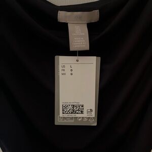 H&M Classic Black Blouse